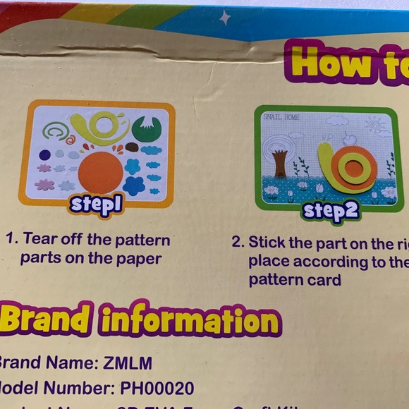 None Toys Nib 3d Foam Craft Kits For Children Poshmark